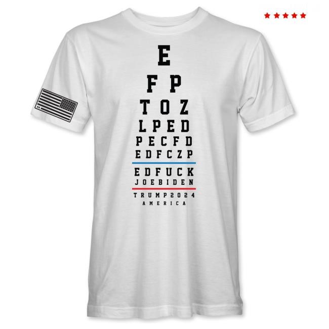 Official Hodgetwins Merch Shop Republican Eye Chart T Shirt