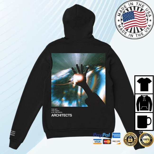 Official Architects Merch Store Shop Architects The Earth The Sky Album Black Logo Hoodies