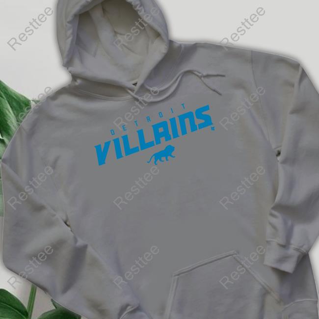 Breakingt Detroit Villains Tee Shirt Official Detroit Villains T Shirt