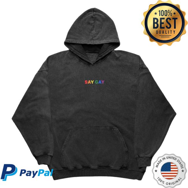 Official Christina Aguilera Merch Say Gay Christina Aguilera Hoody