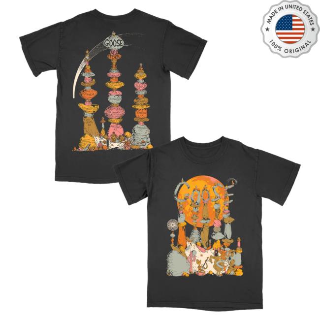 Official Goose The Band Merch Goosetheband Rock Formation Tour T Shirt