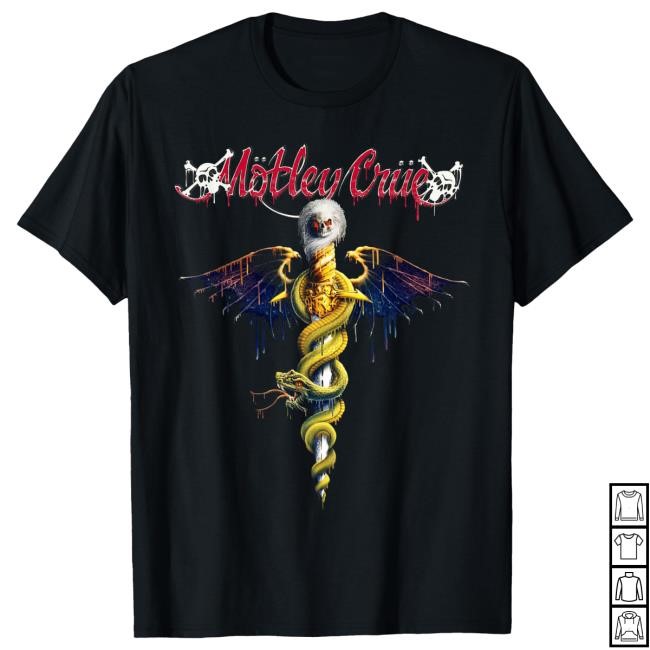 Mötley Crüe - Dr. Feel Good Slime Top Shirt Motley Crue Official Mötley Crüe - Dr. Feel Good Slime Tees Motley Crue Official