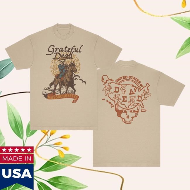 Official Grateful Dead Merch Store Massachusetts United States Of Dead Shirt 2024 | Grateful Dead