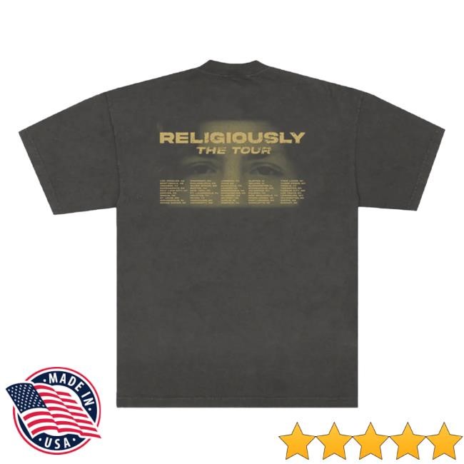 Bailey Zimmerman - Headshot 2024 Tour Tee Bailey Zimmerman Merch