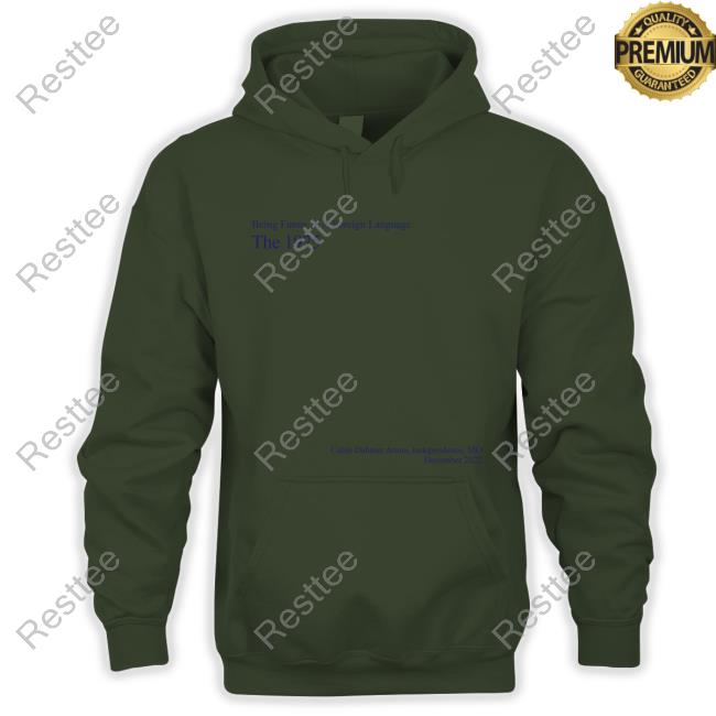 Being Funny In A Foreign Language The 1975 Cable Dahmer Arena Independence Mo December 2022 Hoodie Being Funny In A Foreign Language The 1975 Shirt White